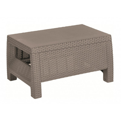 Keter zahradní stůl Corfu cappuccino, 77x57x42 cm